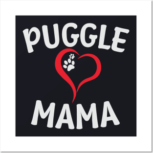 puggle mama gift shirt Posters and Art